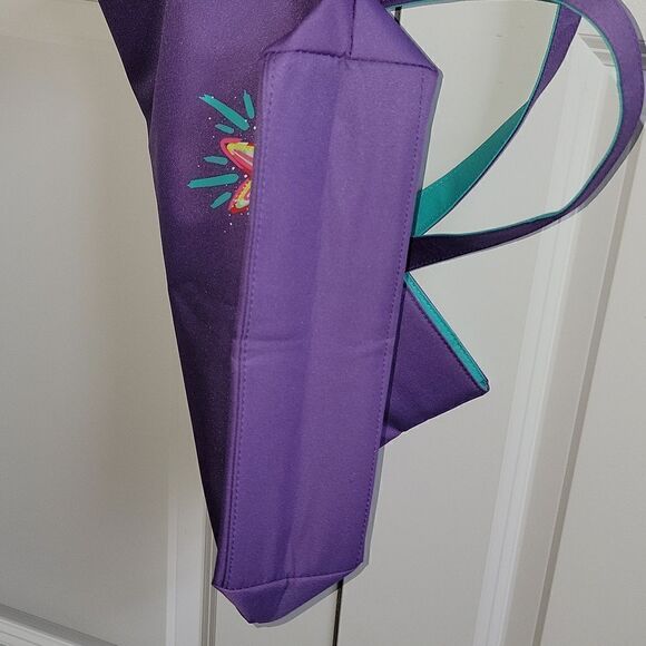 Clinique Beauty Star Shopping Large Travel Tote Bag Purple New ☆ Free Gift ☆ - Picture 8 of 8